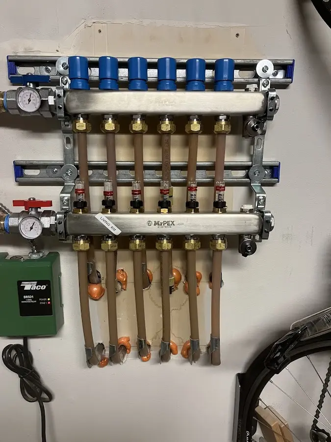 Plumber performing Leak Detection at a residential property in Hasbrouck Heights